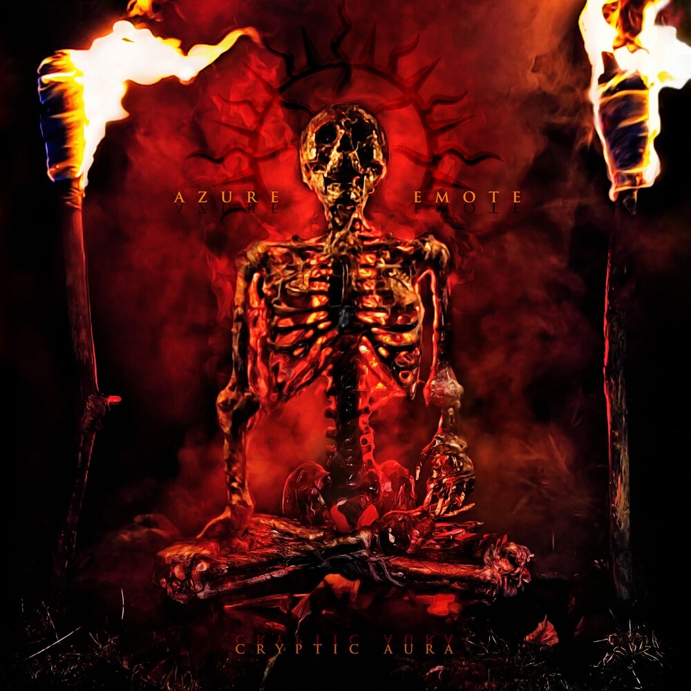 the album cover for Azure Emote - Cryptic Aura