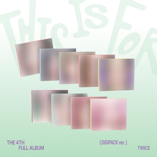 TWICE - This Is For [Digipack Ver.] (Post) (Stic) (Phob)