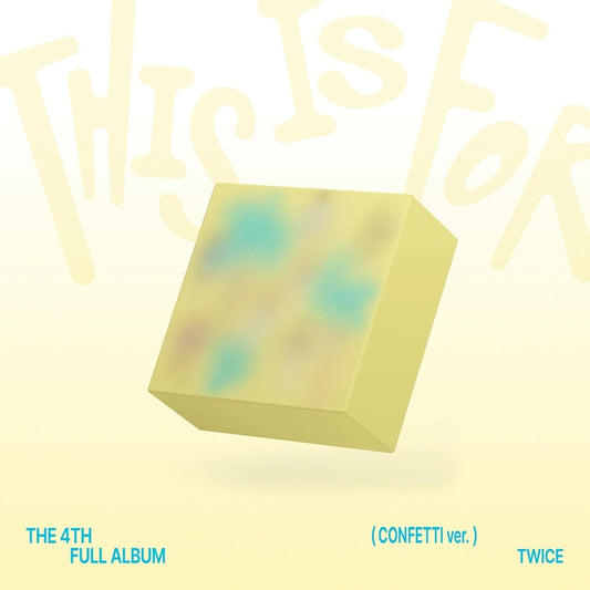 TWICE - This Is For [Confetti Ver.] (W/Book) (Key) (Post)
