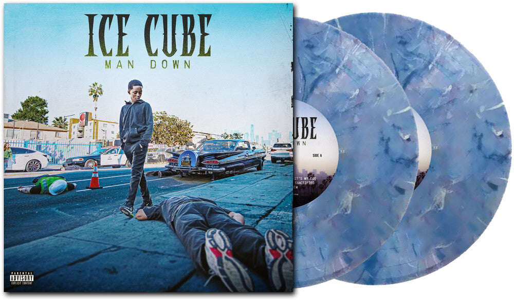 Ice Cube - Man Down - Ltd Deluxe Blue & White Marble Vinyl [LP]