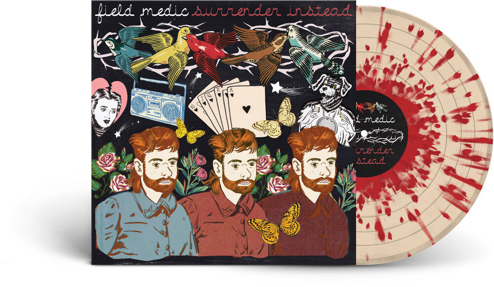 Field Medic - Surrender Instead - Bone/Red Splatter [Colored Vinyl] (Red)