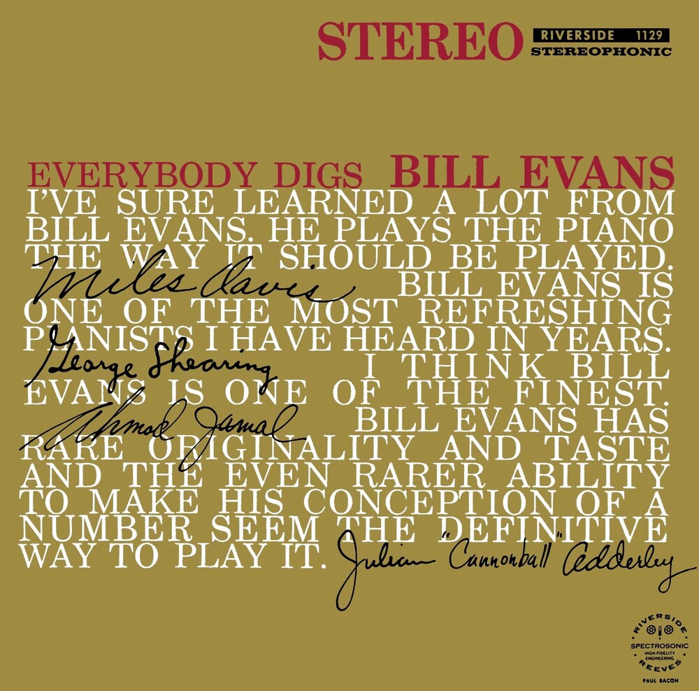Evans, Bill - Everybody Digs Bill Evans - UHQCD [CD]