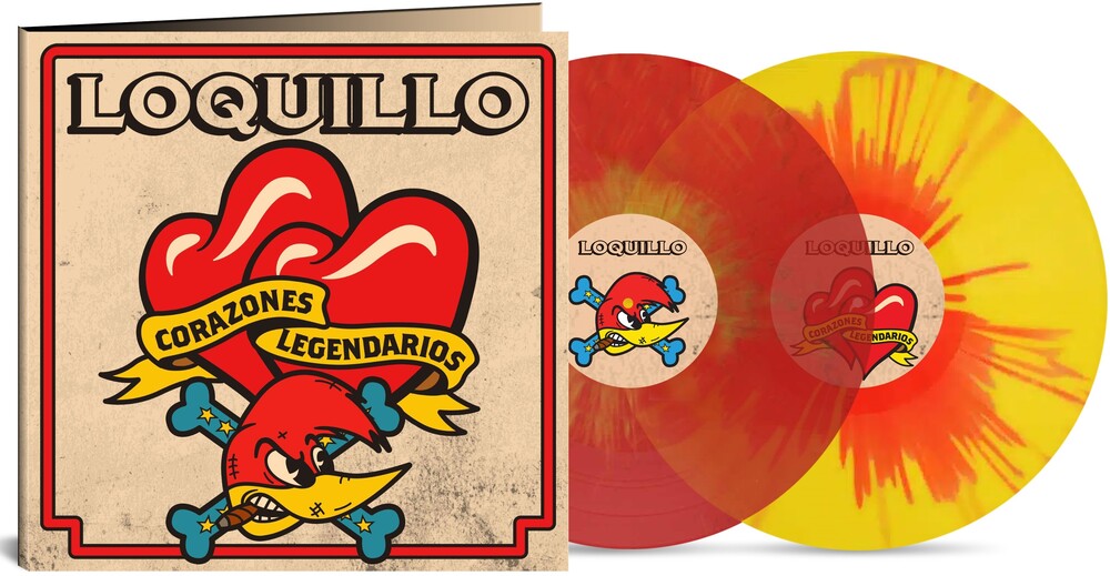 Loquillo - Corazones Legendarios - Red & Yellow Splatter [LP]