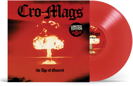 Cro-Mags - Age Of Quarrel [Clear Vinyl] (Red)