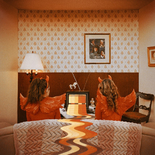 the album cover for Glitterfox - Decoder [Colored Vinyl] (Red) [Download Included]