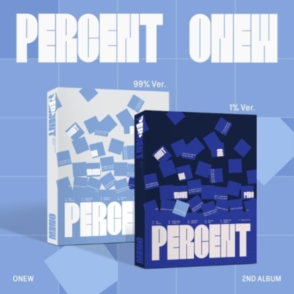 Onew - Percent - Photobook Version - Random Cover (Post) [CD]