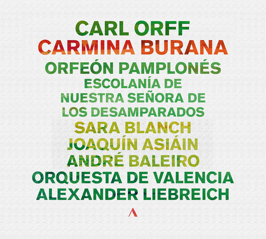 Pre-Order: Pamplones, Orfeon - Carl Orff: Carmina Burana [CD]