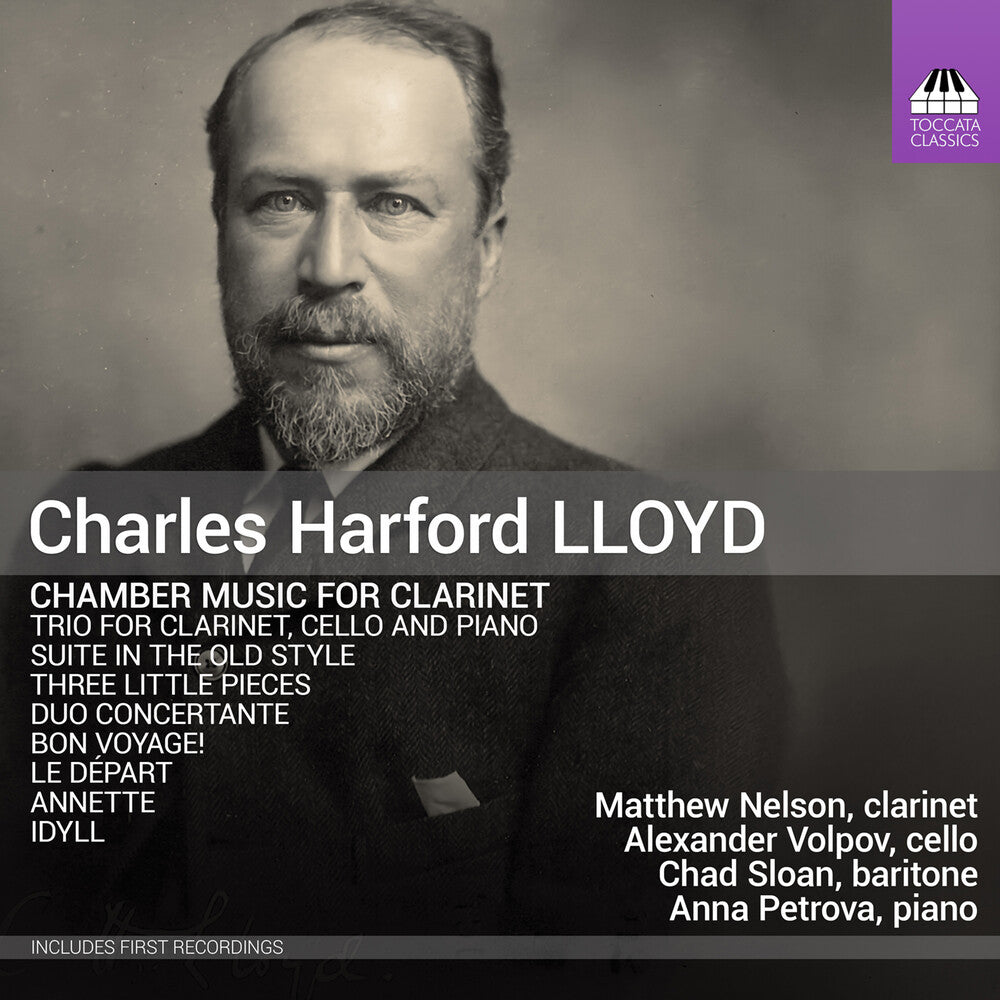 the album cover for Matthew Nelson - Charles Harford Lloyd: Chamber Music For Clarinet