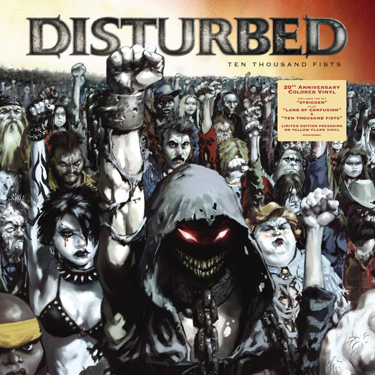 Disturbed - Ten Thousand Fists (20th Anniversary) - [Yellow Flame 2LP]