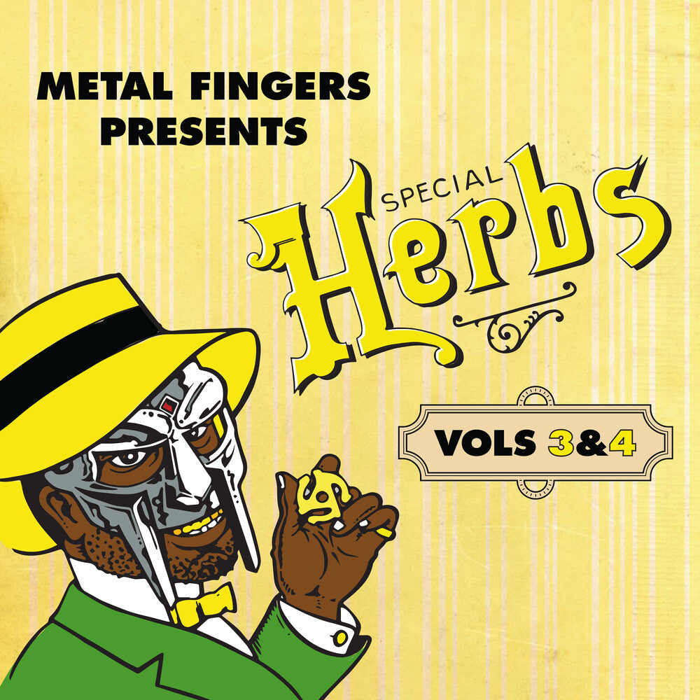 MF DOOM - Metal Fingers Presents: Special Herbs Vol. 3 & 4 [Lemon Yellow LP]