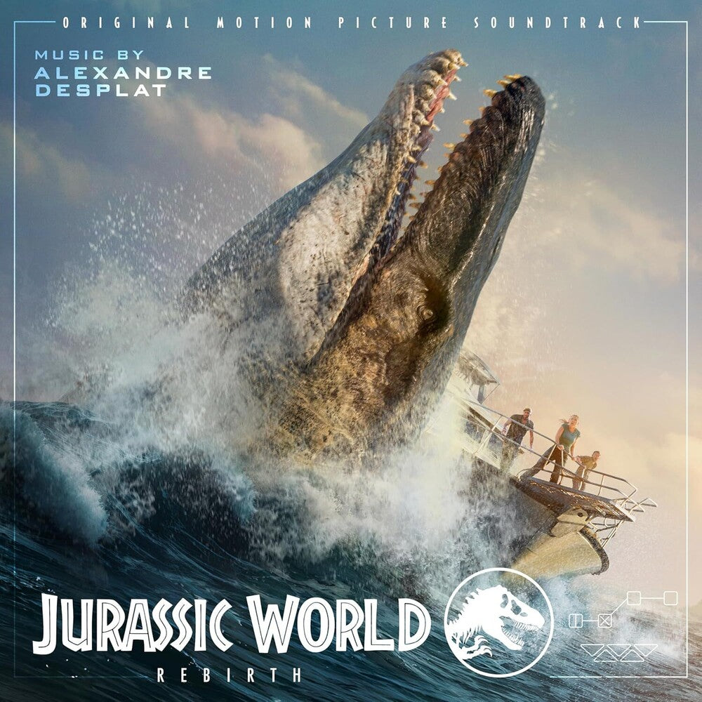 the album cover for Alexandre Desplat - Jurassic World Rebirth - O.S.T.