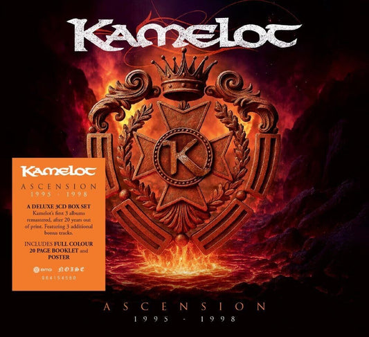 the album cover for Kamelot - Ascension (1995-1998) (Box) [Colored Vinyl] [Deluxe]
