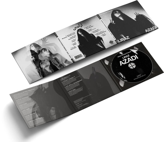 the album cover for Adrian Younge  / Liraz - Azadi