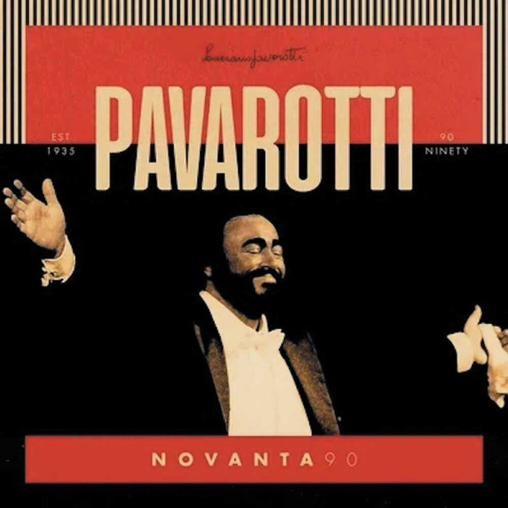 the album cover for Luciano Pavarotti - Novanta [180 Gram]