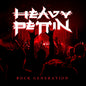 the album cover for Heavy Pettin - Rock Generation