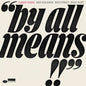 the album cover for Aaron Parks - By All Means