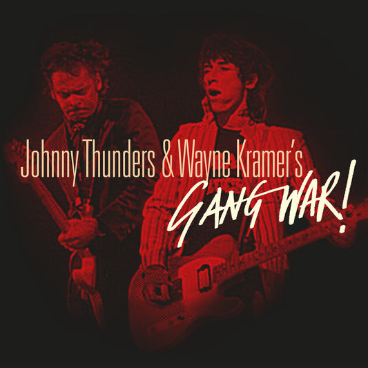 Pre-Order: Johnny Thunders  / Kramer,Wayne - Gang War (Blk) [Clear Vinyl] (Red) (Spla)