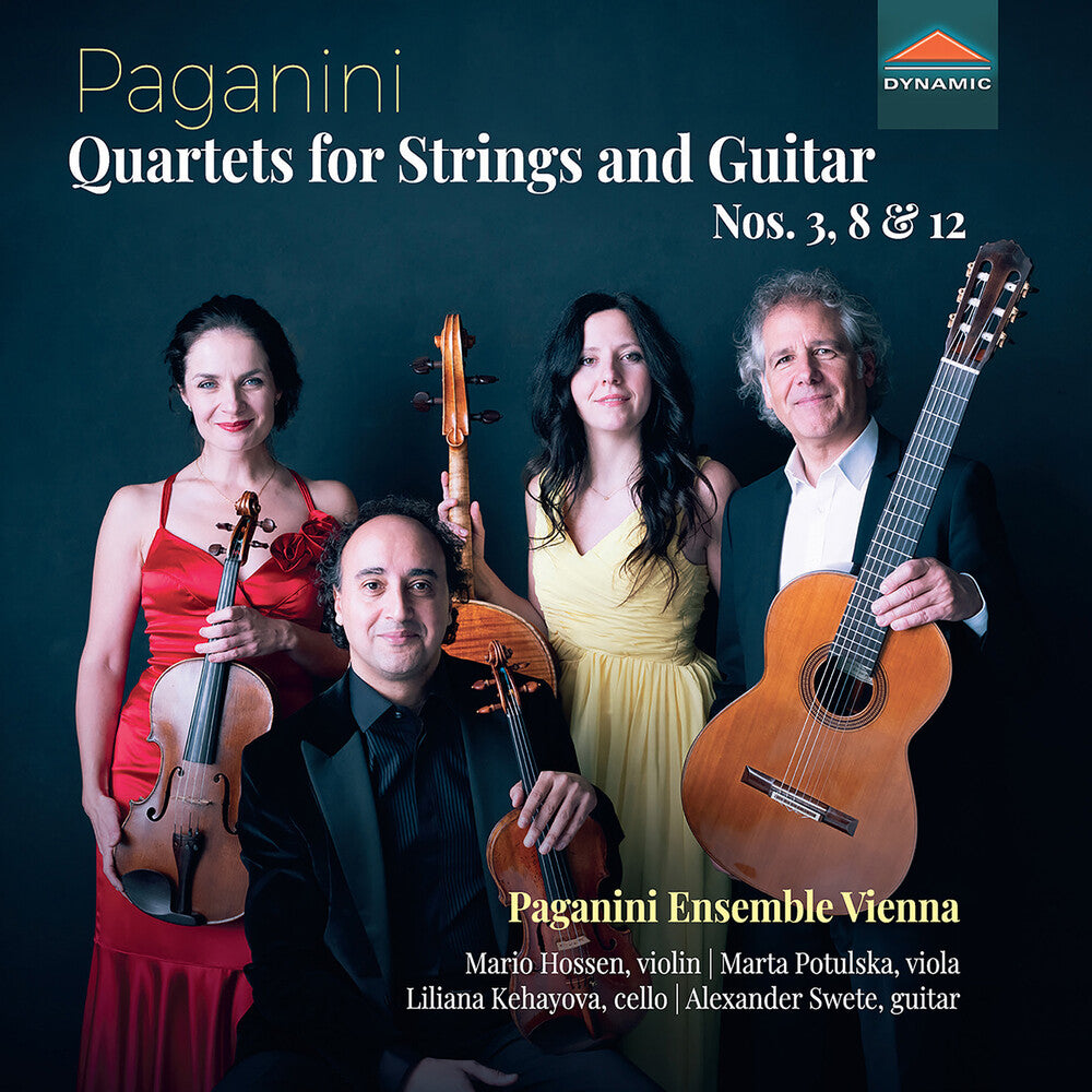 Pre-Order: Paganini Ensemble Vienna - Nicolo Paganini: Qrts For Strsand Guitar Nos. 3 Op [CD]