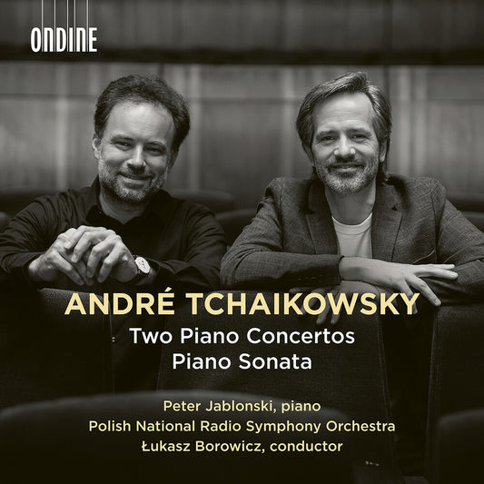 the album cover for Peter Jablonski - Andre Tchaikowsky: Two Pno Cons & Pno Son