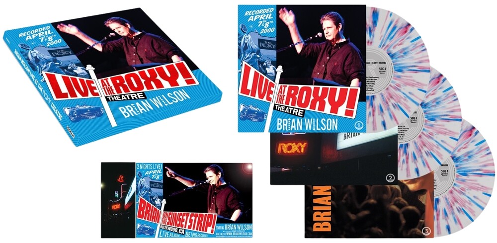 Brian Wilson - Live At The Roxy Theatre [Indie Exclusive White + Red & Blue Splatter 140g 3LP]