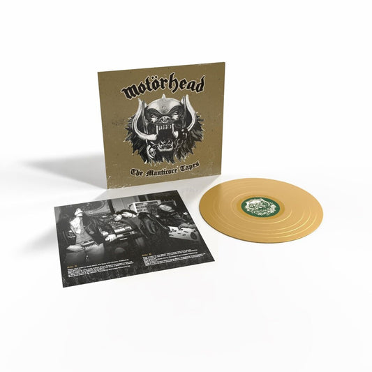 the album cover for Motörhead - Manticore Tapes [Limited Edition Gold Colored Vinyl]