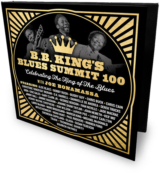 Pre-Order: Joe Bonamassa - B.B. King's Blues Summit 100 [2xCD - Hard Cover book with 2 disc trays, 40 page booklet, foil on cover]