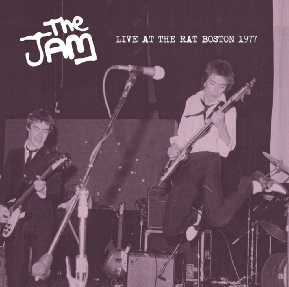 the album cover for Jam - Live At The Rat Boston 13th Oct 1977 [Colored Vinyl] (Spla)