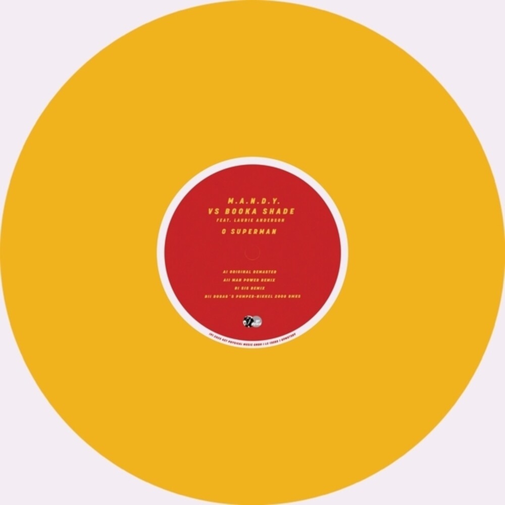 Pre-Order: Mandy / Booka Shade / Laurie Anderson - O Superman 2025 [Colored Vinyl] (Ep) (Ylw)
