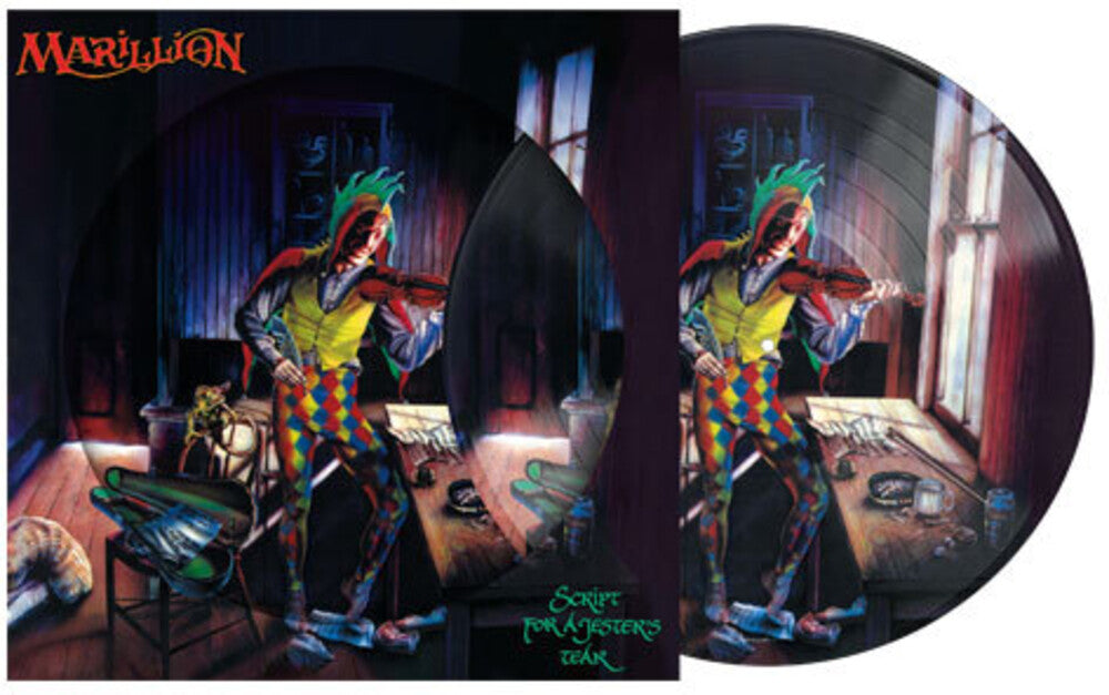 the album cover for Marillion - Script For A Jester's Tear (Picture Disc) (Remixes)