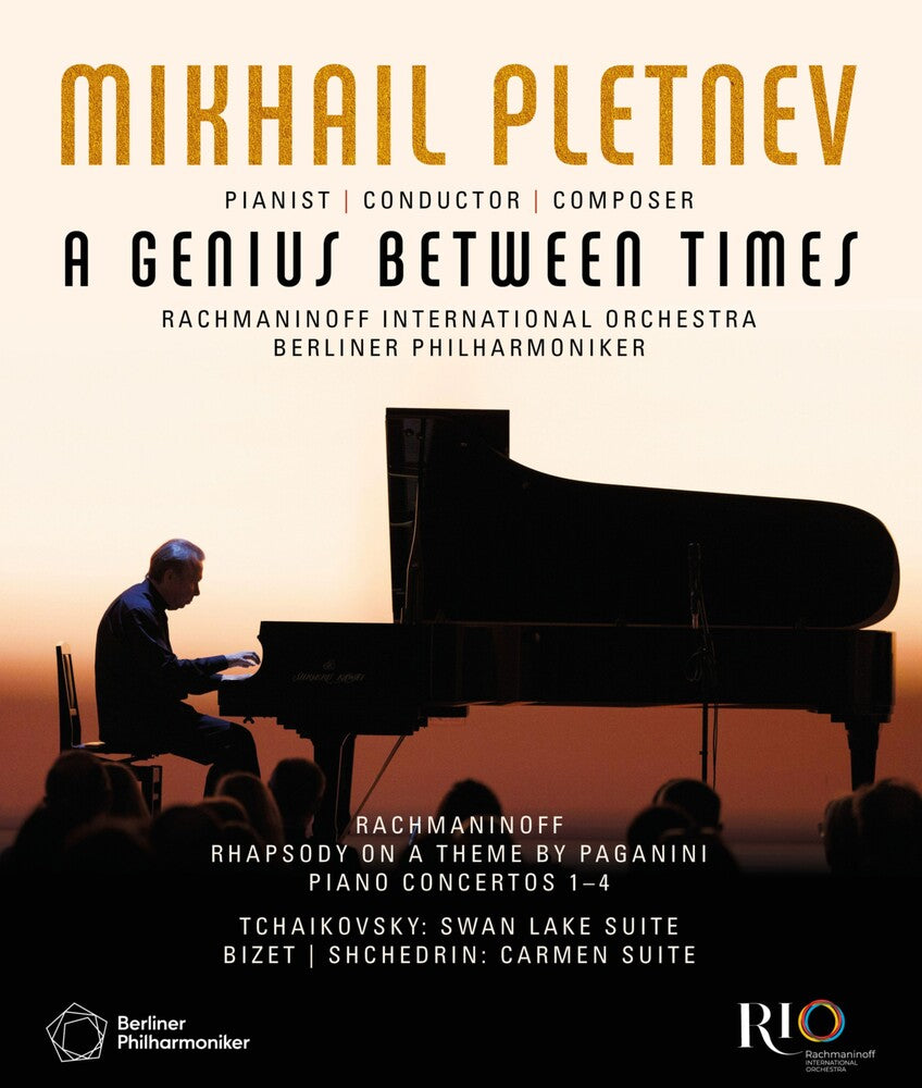 the album cover for MIKHAIL PLETNEV - Genius Between Times