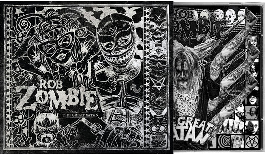 the album cover for Rob Zombie - The Great Satan [Indie Exclusive CD w/ O-Card ]