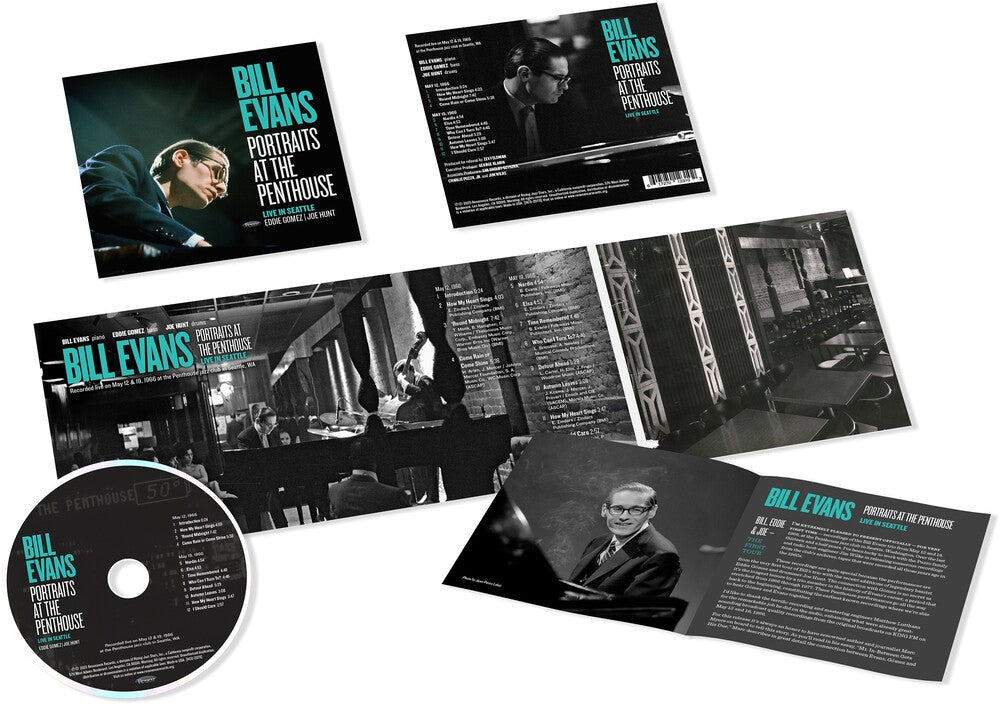 the album cover for Bill Evans - Portraits At The Penthouse: Live In Seattle [Digipak]