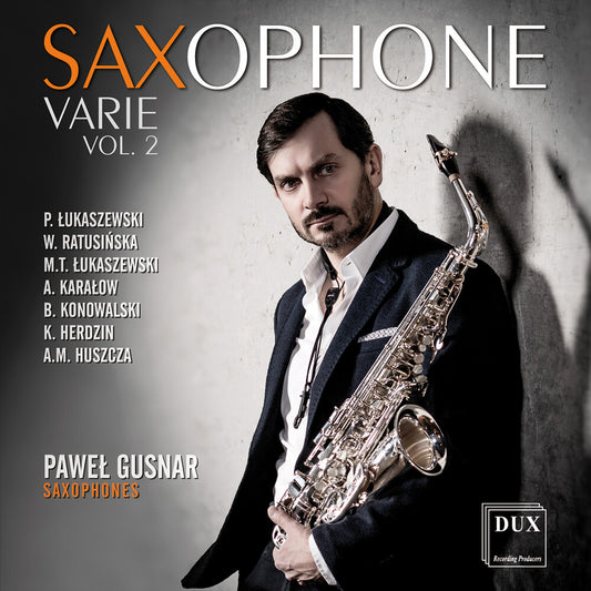 the album cover for Pawel Gusnar - Saxophone Varie Vol. 2
