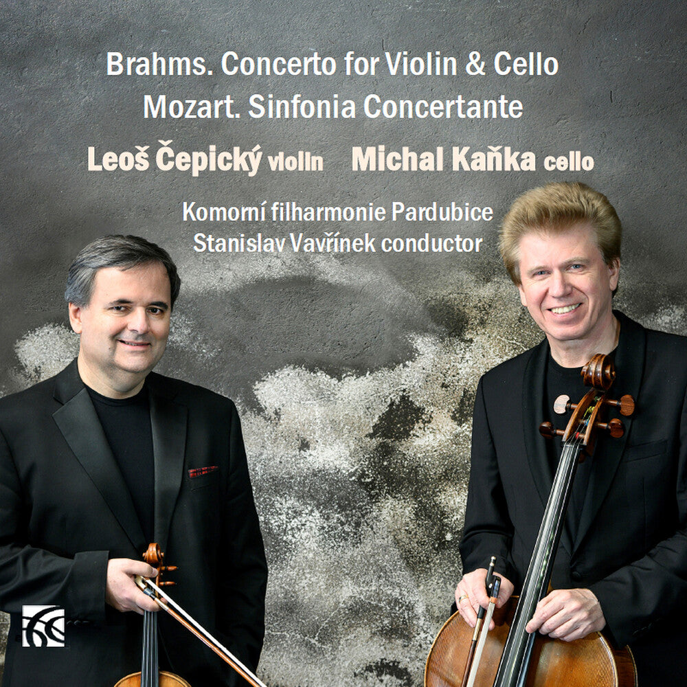 the album cover for Leos Cepicky - Brahms: Con For Vn & Vc Op 102 In A Minor & Mozart