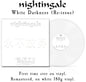 the album cover for Nightingale - White Darkness [Colored Vinyl] [180 Gram] (Wht) [Reissue]
