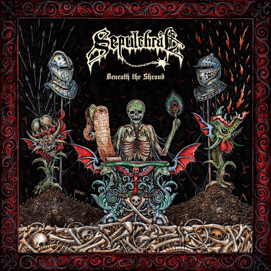 the album cover for Sepulchral - Beneath The Shroud