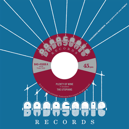 the album cover for The Utopians - Plenty Of Wine