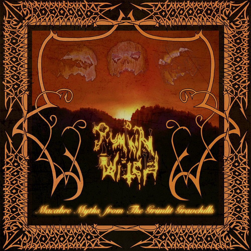 the album cover for Pumpkin Witch - Macabre Myths from The Grimlit Gravehills