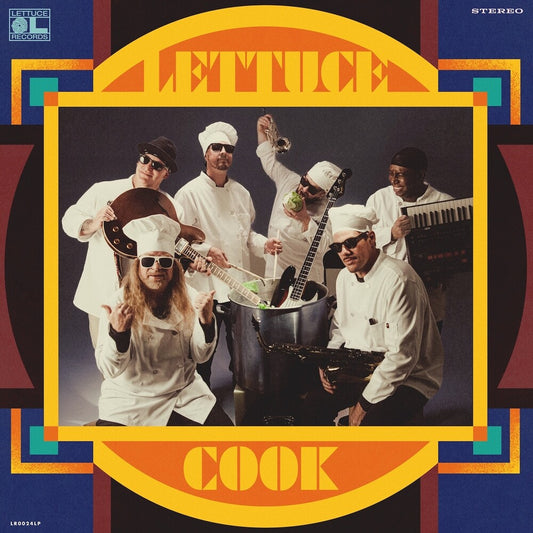 the album cover for Lettuce - Cook [Indie Exclusive Coke Bottle Translucent]
