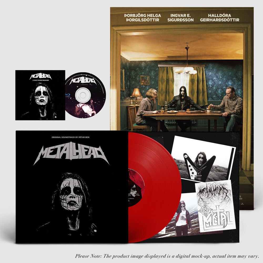 the album cover for Petur Ben  (Colv) (Ltd) (Post) (Red) (Wb) (Wbr) - Metalhead - O.S.T. [Colored Vinyl] [Limited Edition] (Post) (Red) [With Booklet]