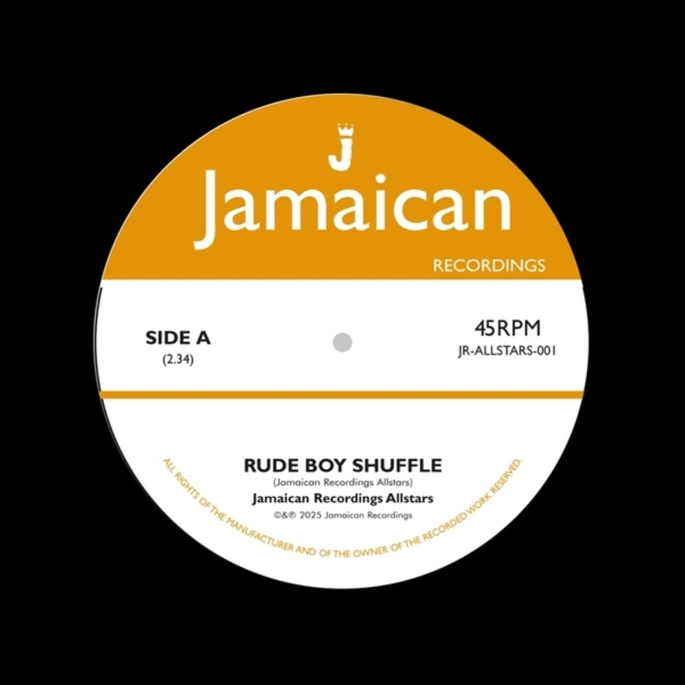 the album cover for Jamaican Recordings Allstars - Rude Boy Shuffle (Ep)