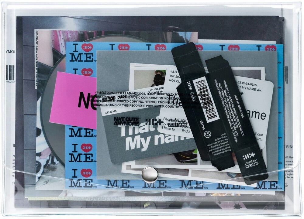 the album cover for ILLit - Illit 1st Single Album 'not Cute Anymore' (W/Book)