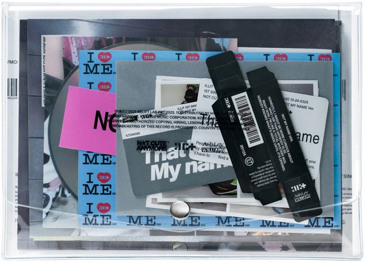 the album cover for ILLit - Illit 1st Single Album 'not Cute Anymore' (W/Book)