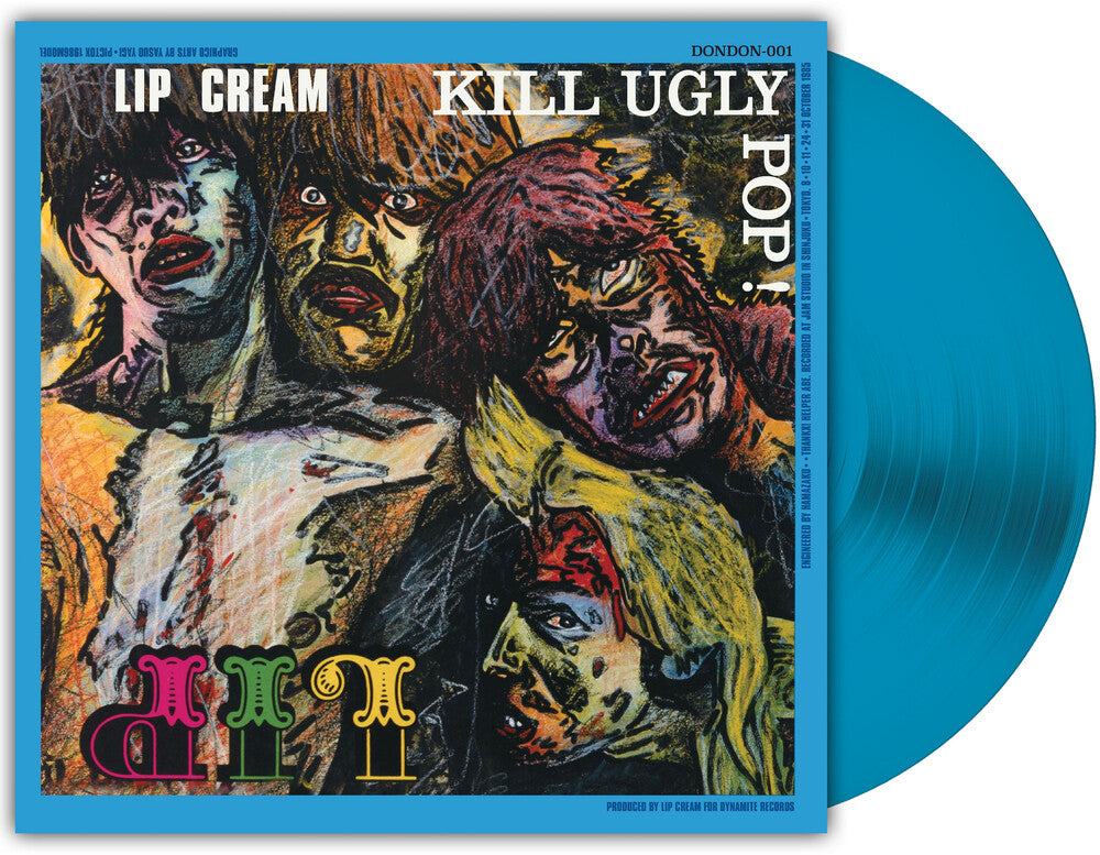 the album cover for Lip Cream - Kill Ugly Pop [Royal Blue LP]