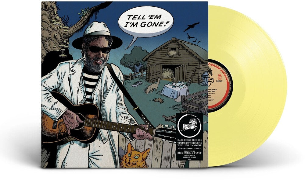 the album cover for Cat Stevens  ( Yusuf ) - Tell 'em I'm Gone [Colored Vinyl] (Ylw)