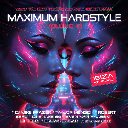 the album cover for Maximum Hardstyle Volume 01 / Various - Maximum Hardstyle Volume 01 / Various