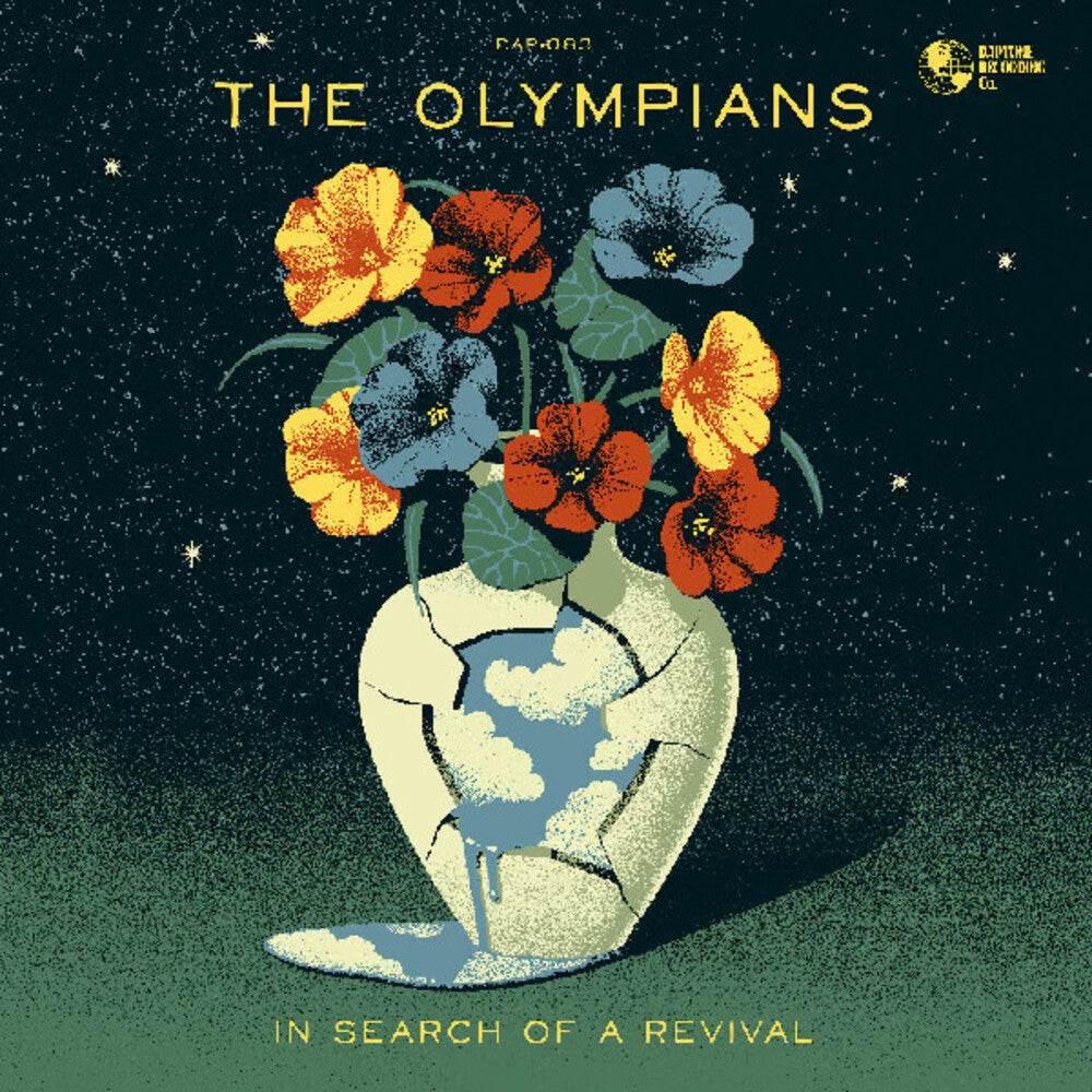 the album cover for Olympians - In Search Of A Revival (Blue) [Colored Vinyl] [Indie Exclusive] [Download Included]