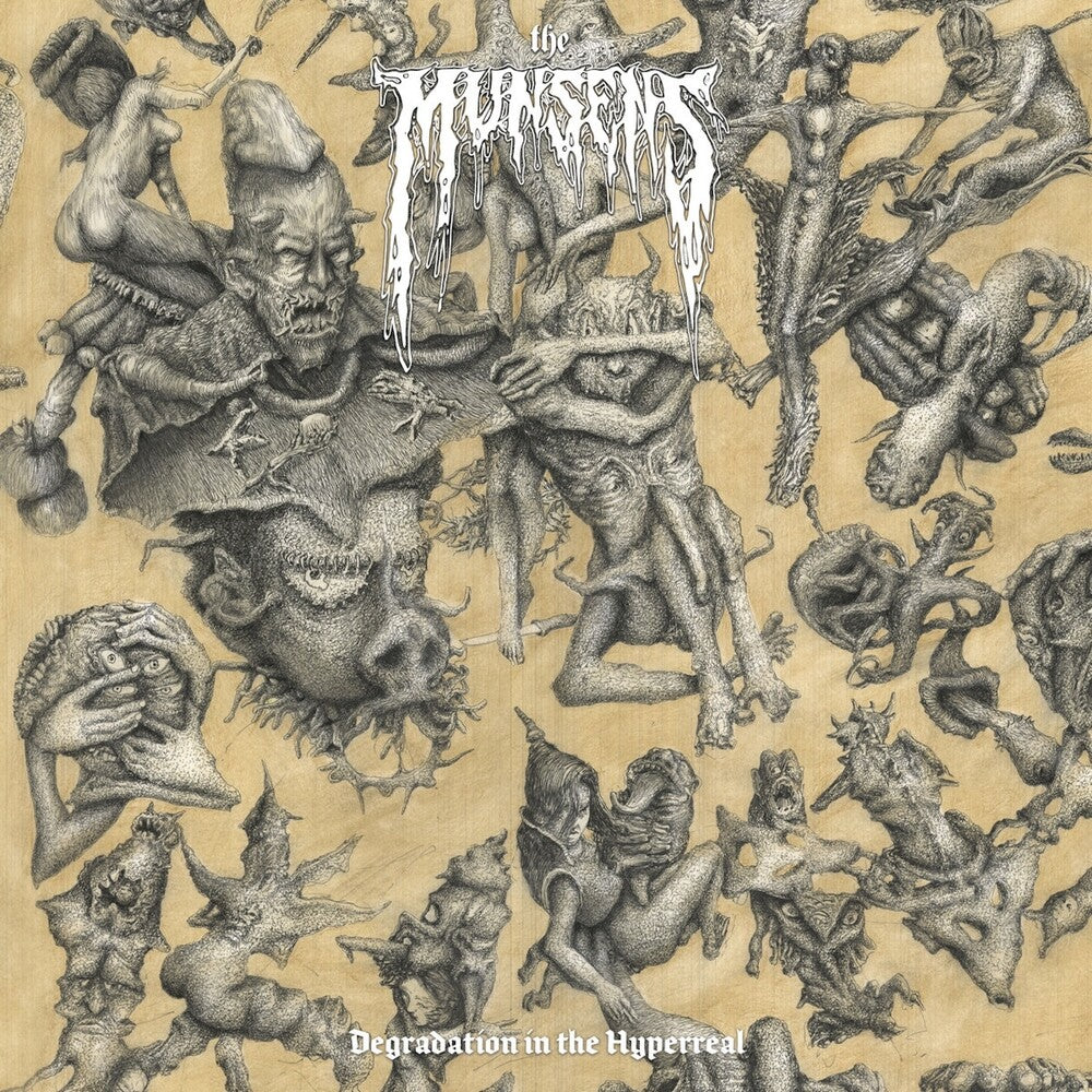 the album cover for Munsens - Degradation In The Hyperreal (Post)