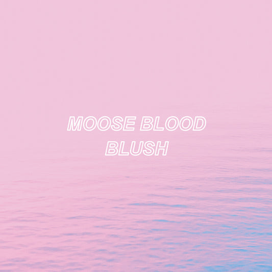 the album cover for Moose Blood - Blush - Blue (Blue) [Colored Vinyl]