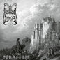 the album cover for Dimmu Borgir - For All Tid [Indie Exclusive Silver/White/Black Marbled]